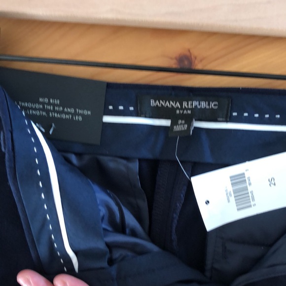 Banana Republic Ryan Slim-Straight Fit Washable Bi-Stretch Pant NWT - Picture 7 of 9